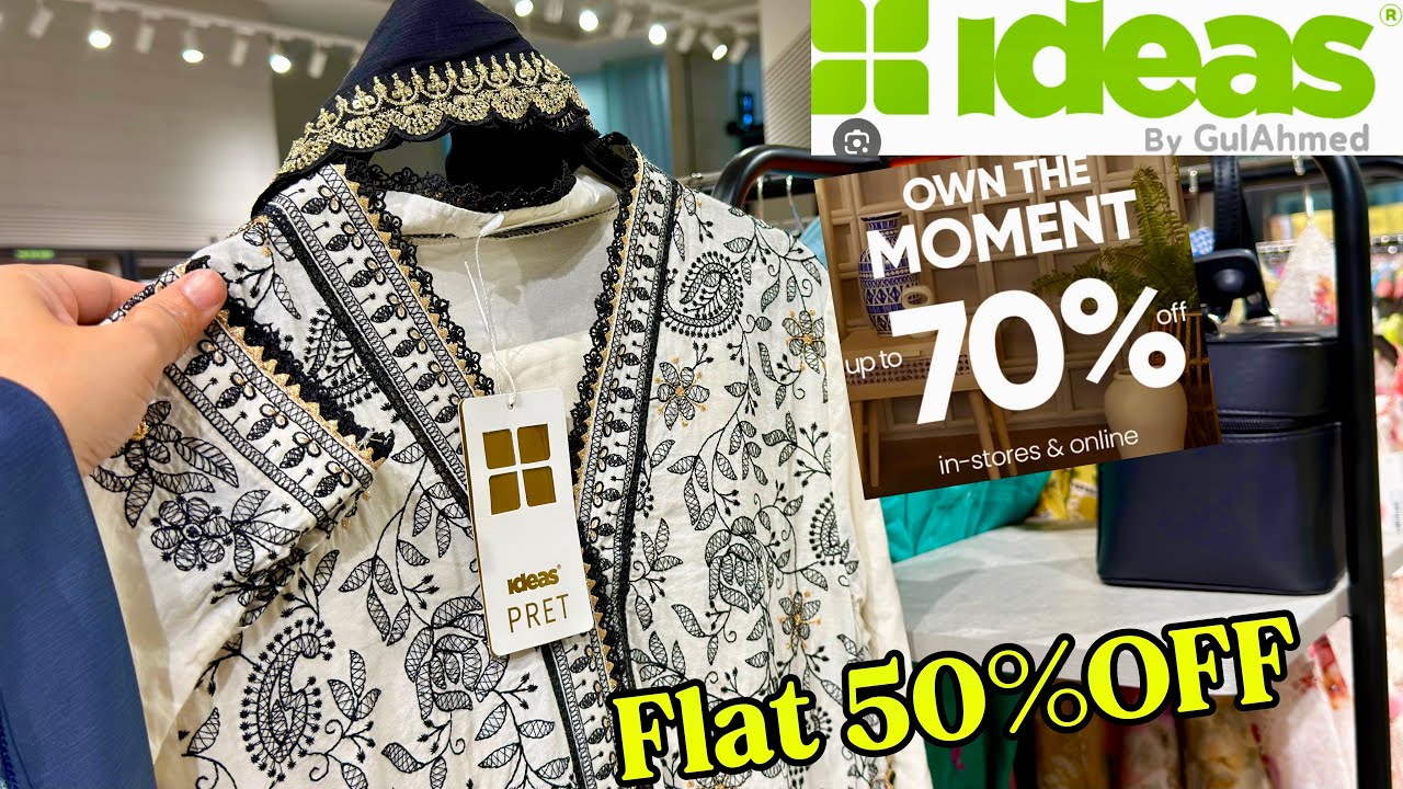 Gulahmed ideas Flat 50% Off Sale❤️ideas Suit 3200🔥Gul Ahmed Pret sale 2026