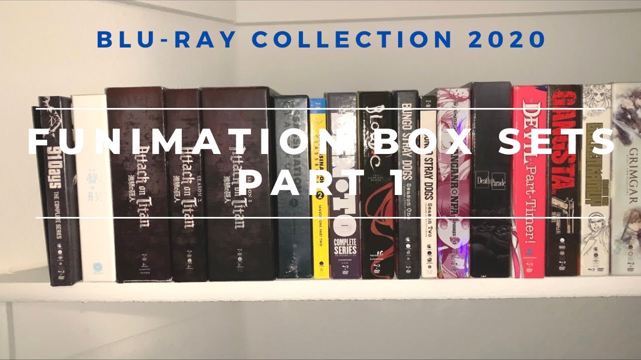 My blu-ray collection 2020: Funimation Box Sets part 1