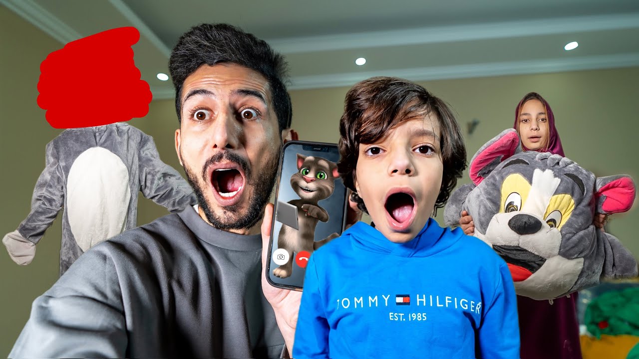 اتصلت انا وماشا على توم المتكلم وكشفنا عن وجهه ماراح تصدقو كيف شكله !!