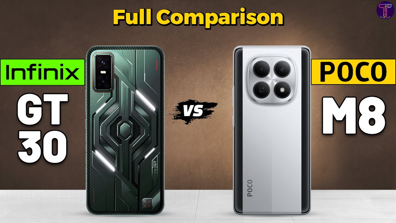 Infinix GT 30 vs POCO M8 : Full Comparison 🤔❓