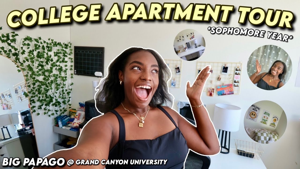 COLLEGE APARTMENT TOUR 2025 ⭐️ My Sophomore Year at GCU | Room Decor + Organization