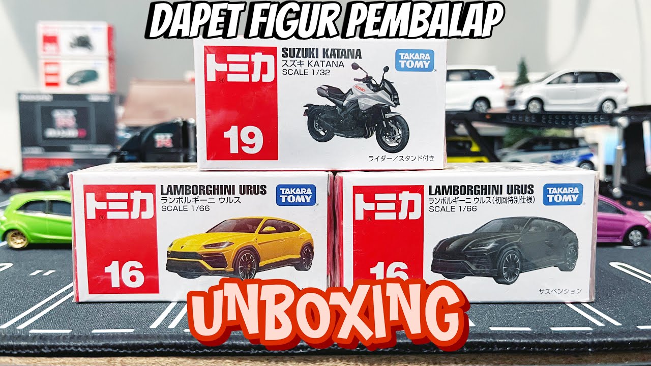 LUPA DI UNBOXING - TOMICA SUZUKI KATANA & LAMBORGHINI URUS