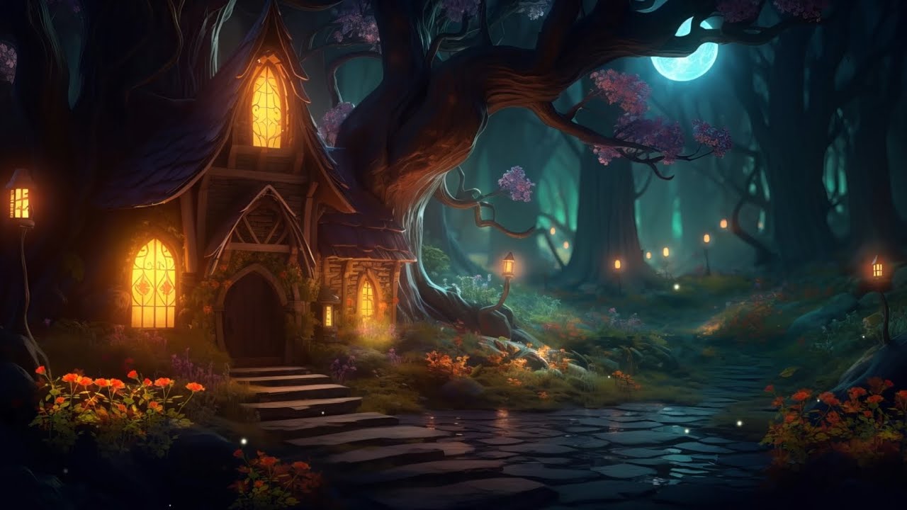Relaxing Sleep Music and Night Nature Sounds Soft Crickets, peace full Piano music, deep Sleep