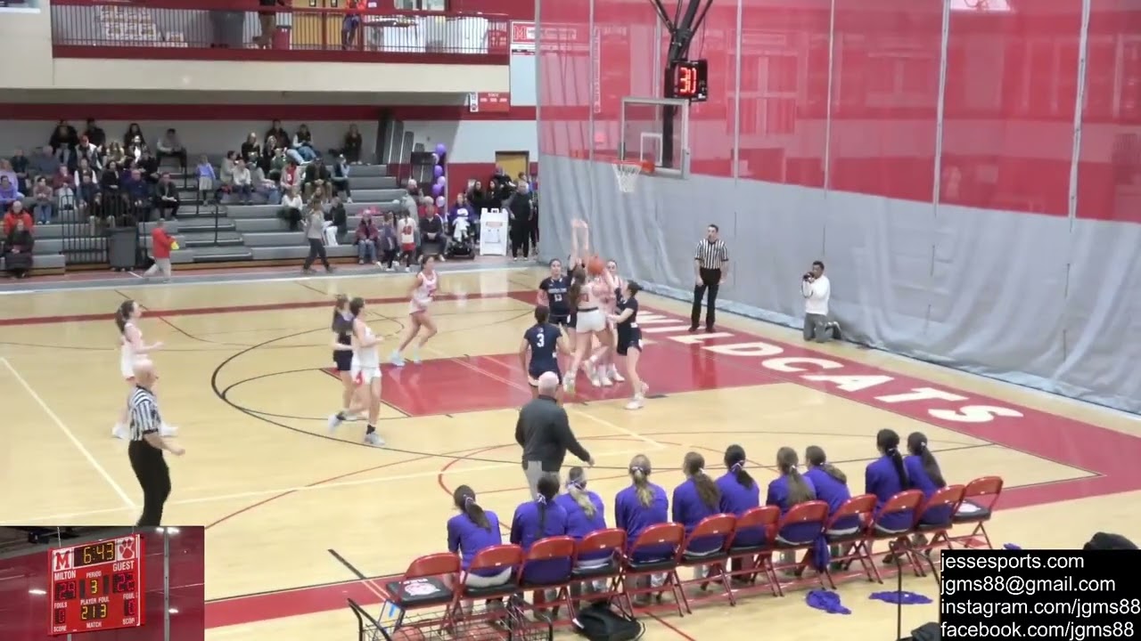 Highlights: Brookline at Milton Girls' Basketball 1-30-26