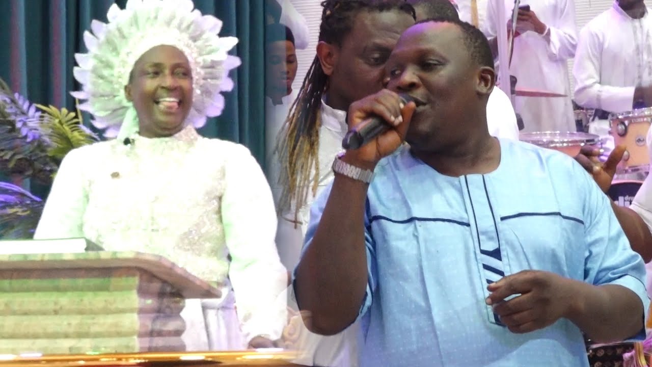 LOVELY MOMENT: REMI ALUKO JOIN REV. ESTHER AJAYI IN HER CHURCH TO CELEBRATE HER 60TH BIRTHDAY