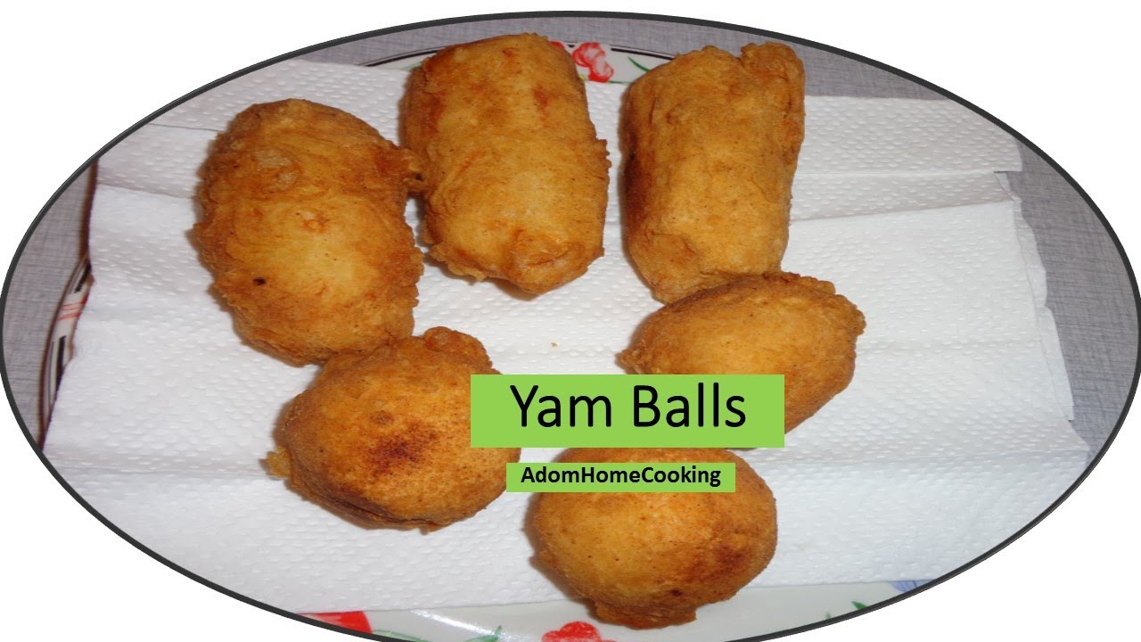 How To Make Yam Balls