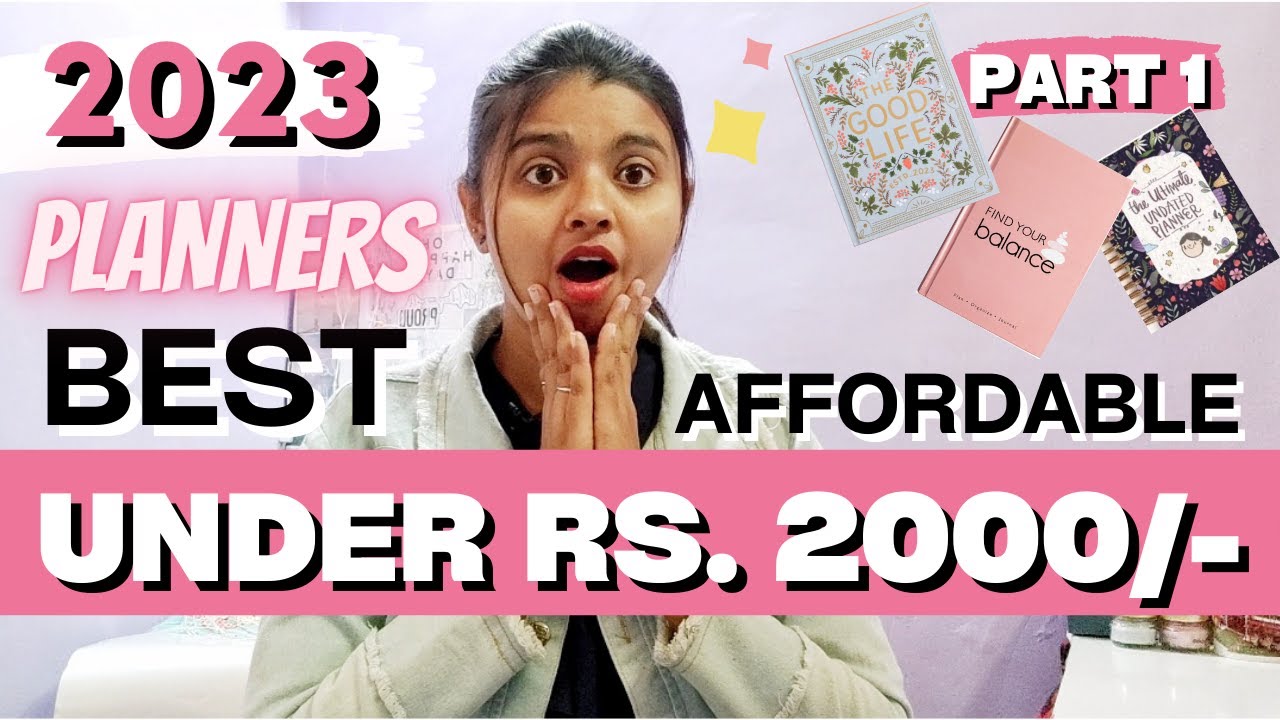2023 best planners under Rs. 2000/-✨Planner guide 2023 | Affordable planners for beginners