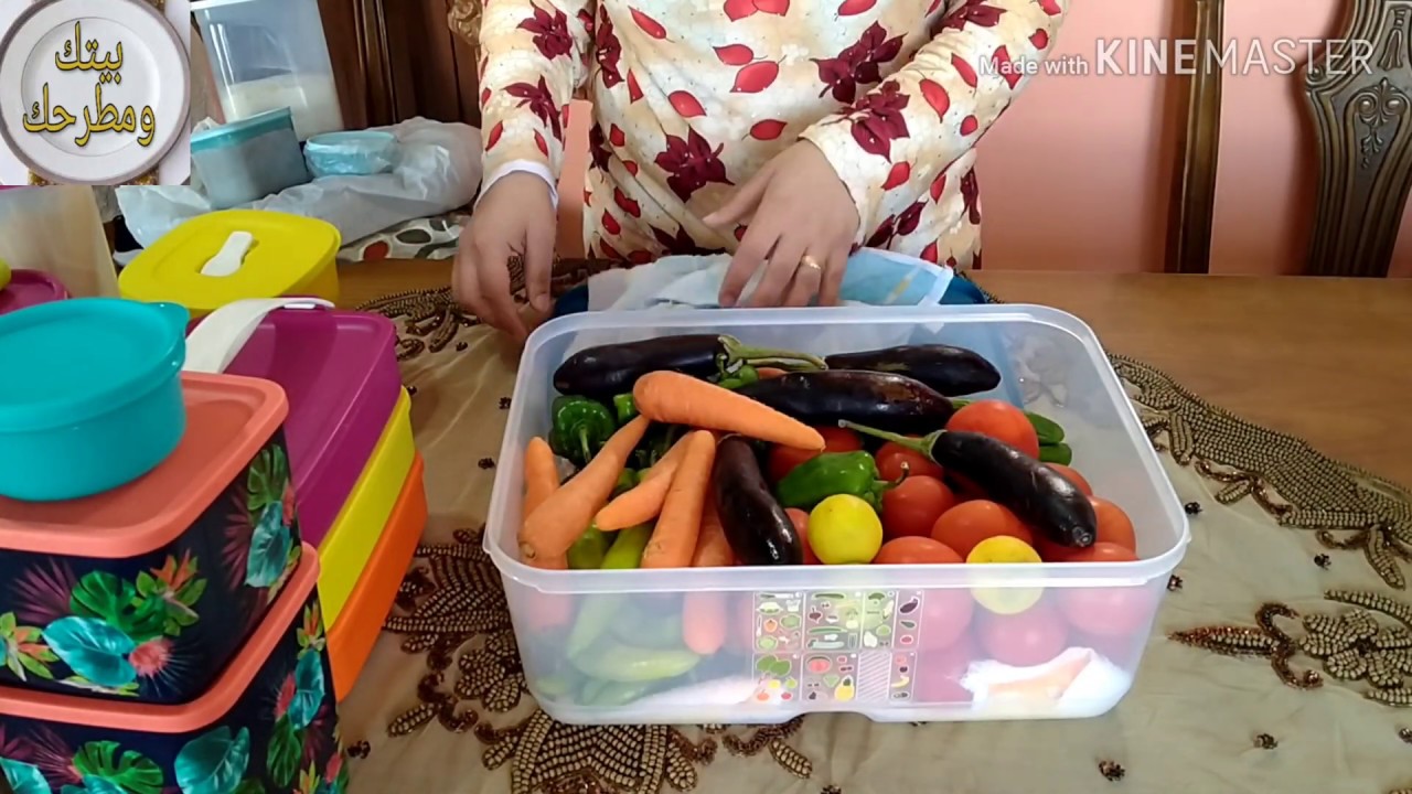تجربتى مع منتجات تابروير - tupperware وتعالو شوفو علبة الخضار القنبلة - الجزء الثانى