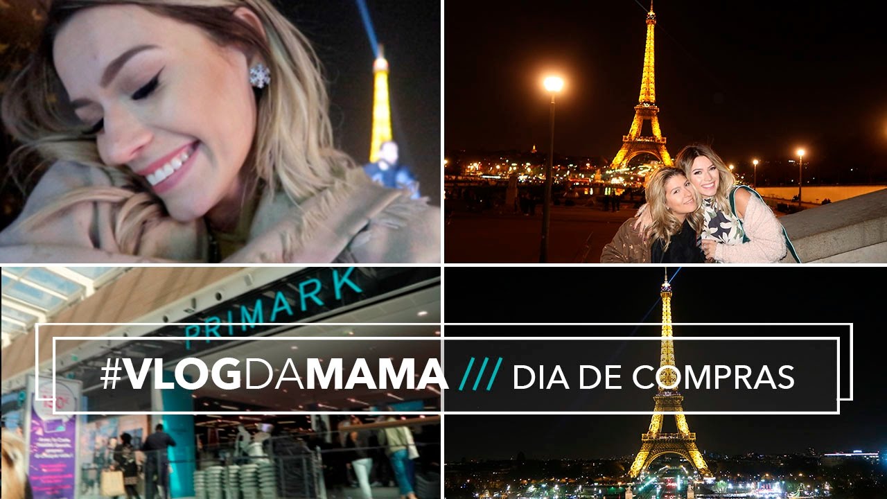 DIA DE COMPRAS EM PARIS | #VlogDaMama