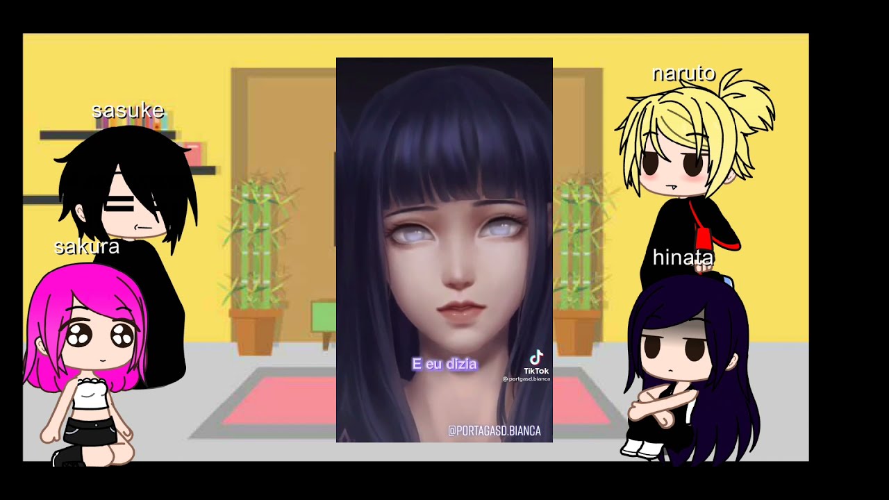 sakura,sasuke,hinata+naruto vilão reagindo a hinata,NARUHINA