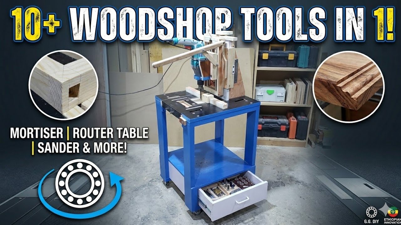 This is the final Miraculous all in 1 diy drill press. You can make everything with this diy project