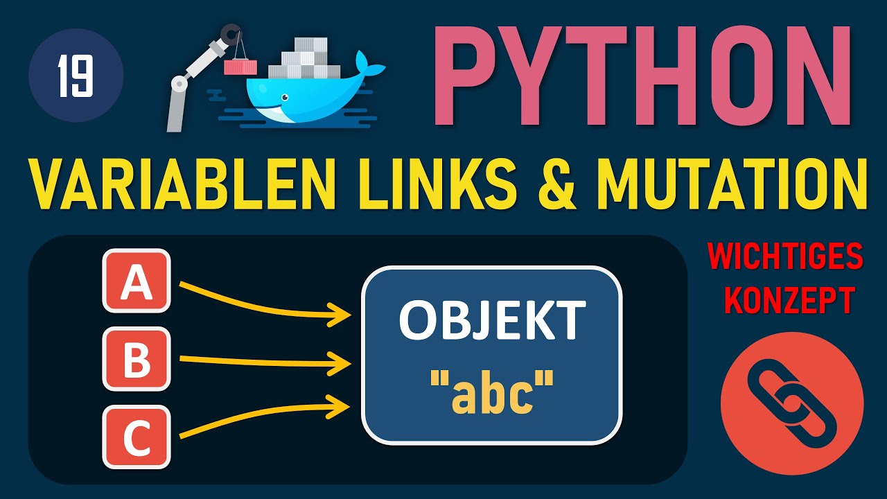 Python verstehen: Variablen, Referenzen & unver&auml;nderbare Objekte einfach erkl&auml;rt!