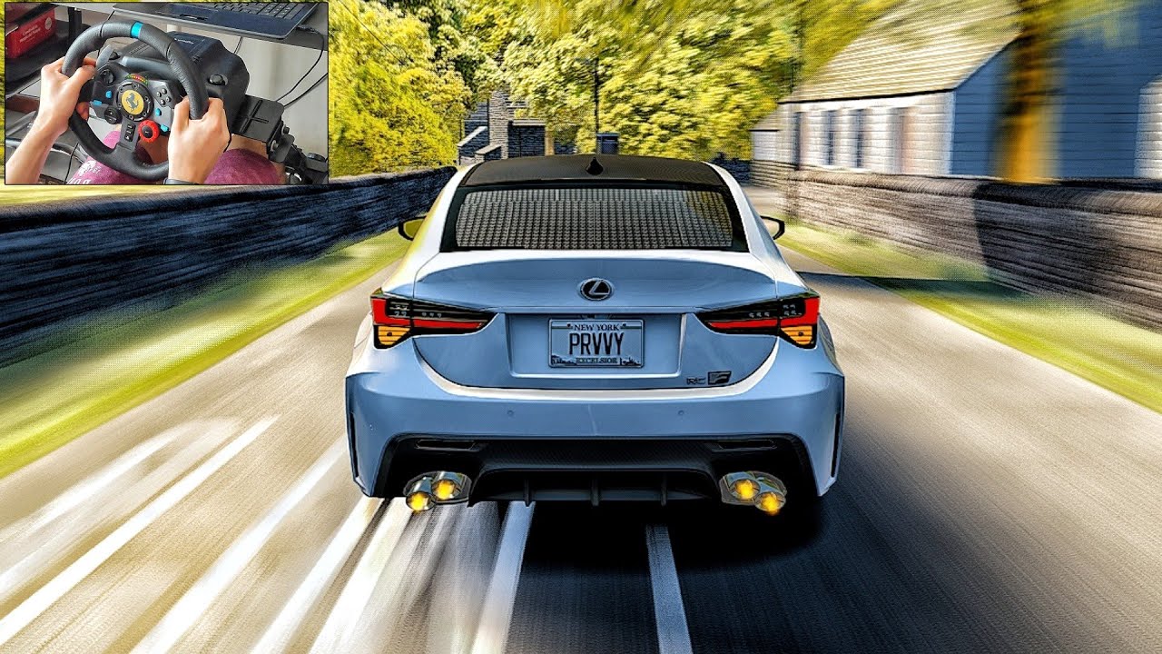 793WHP Lexus RC F - Assetto Corsa (Steering Wheel + Shifter) Gameplay