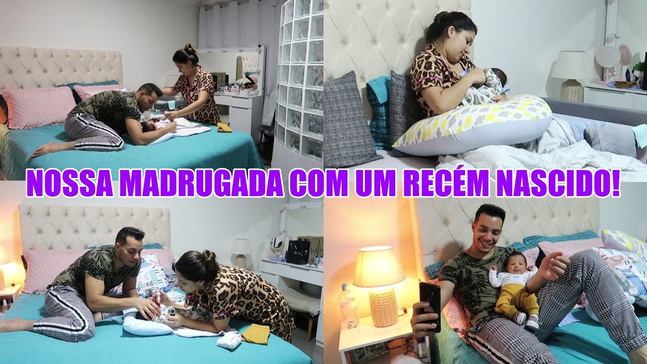 ROTINA DA MADRUGADA COM UM RECEM NASCIDO!| Juliane Jocoski