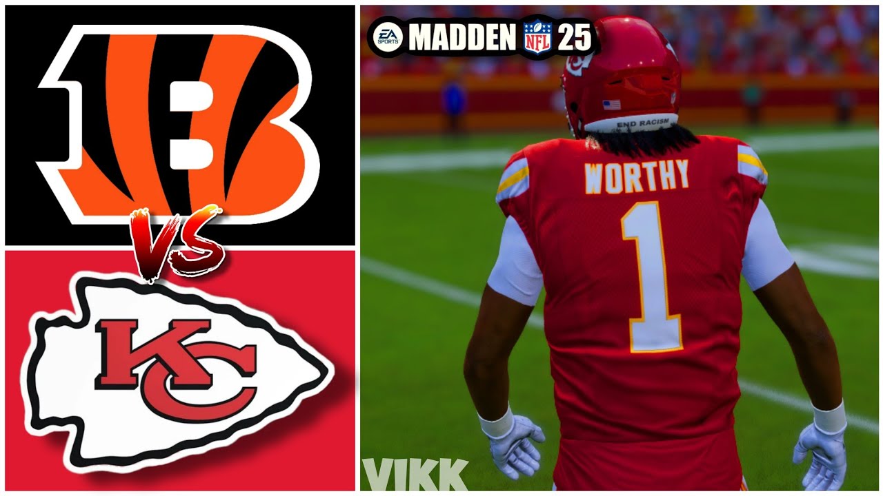Bengals vs Chiefs Week 2 Simulation (Madden 25 Rosters)