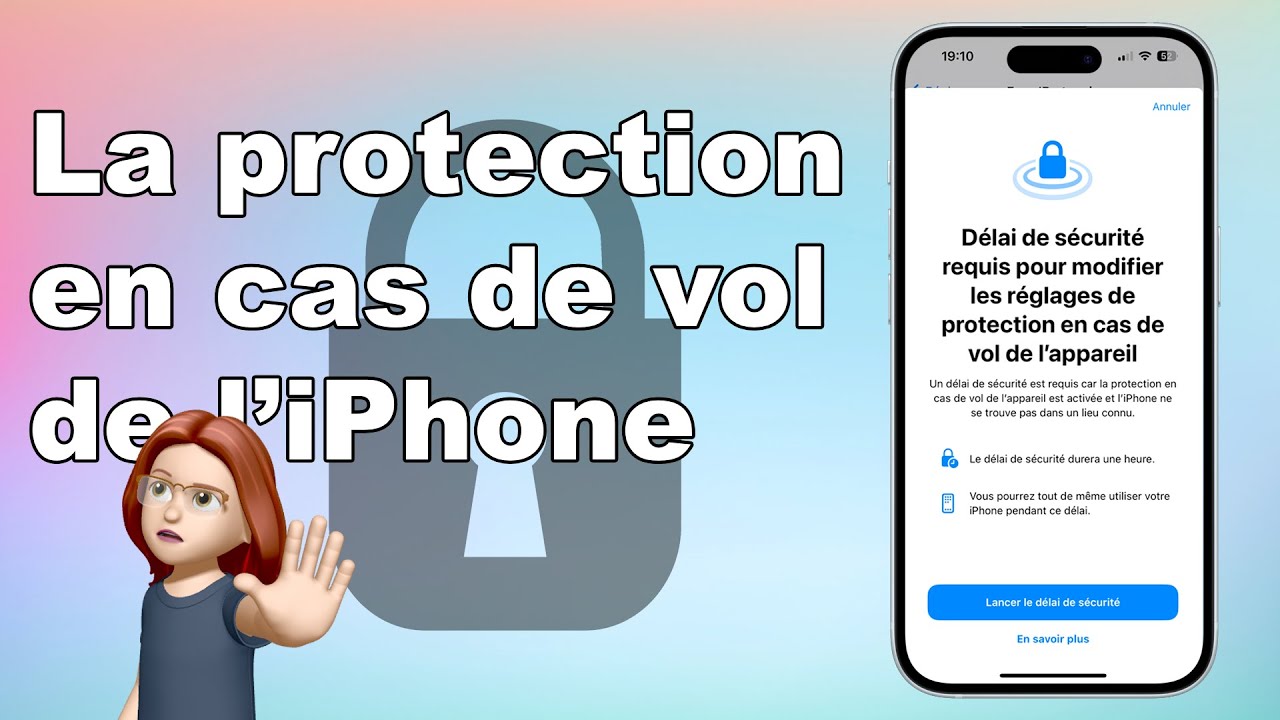 🛡️ Se protéger avec iOS 17.3 : la protection en cas de vol - activation et explication - iPhone