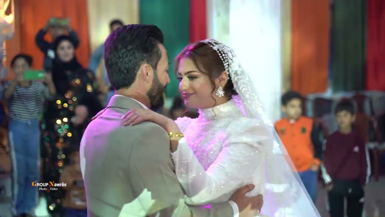 زفاف فرهاد ❤️ بتول كروب نورس للتصوير اعراس عامودا سوريا و اوربا 