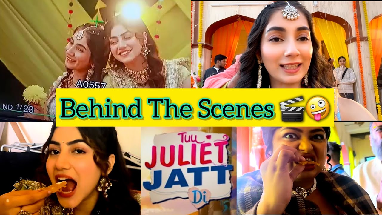 ‘Tu Juliet Jatt Di’ shoot BTS 🎬fun on set! Nawab & Heer Wedding vibes💗
