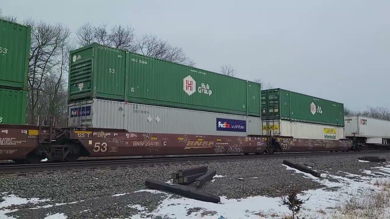 WB 3 engine NS intermodal train 