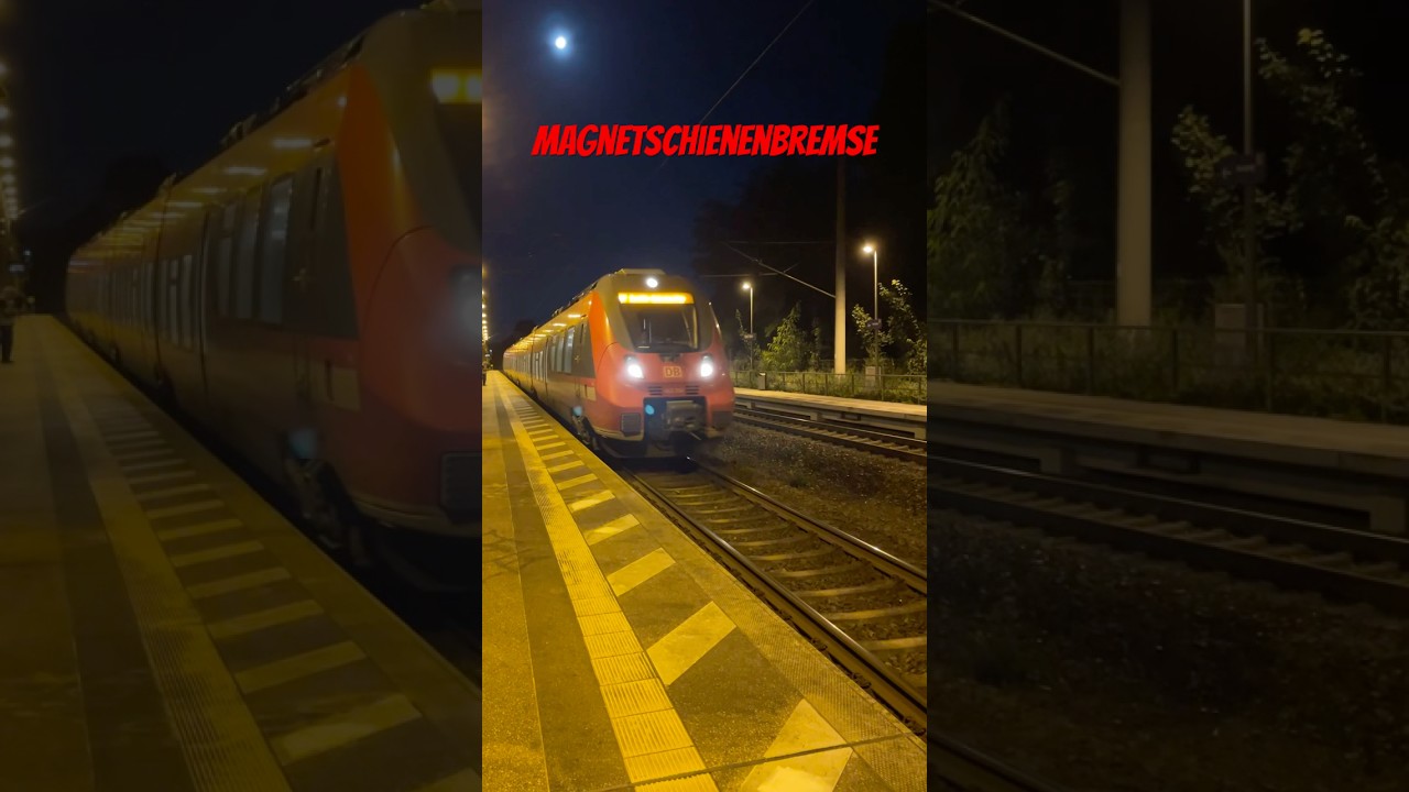 Talent 2 mit Magnetschienenbremse und Funkenflug #gro&szlig;k&ouml;ris #trainspotting #train #zug #br442