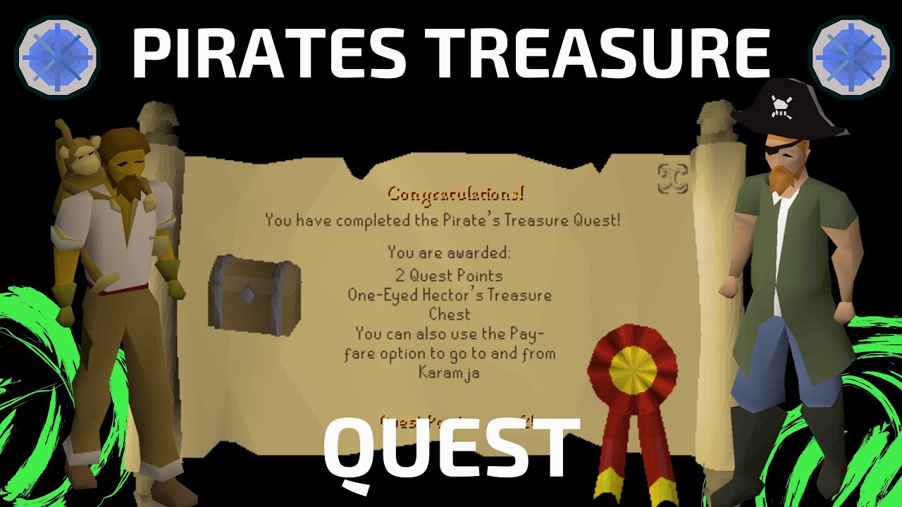 OSRS GUIA COMO HACER LA QUEST PIRATE`S TREASURE OLD SCHOOL RUNESCAPE