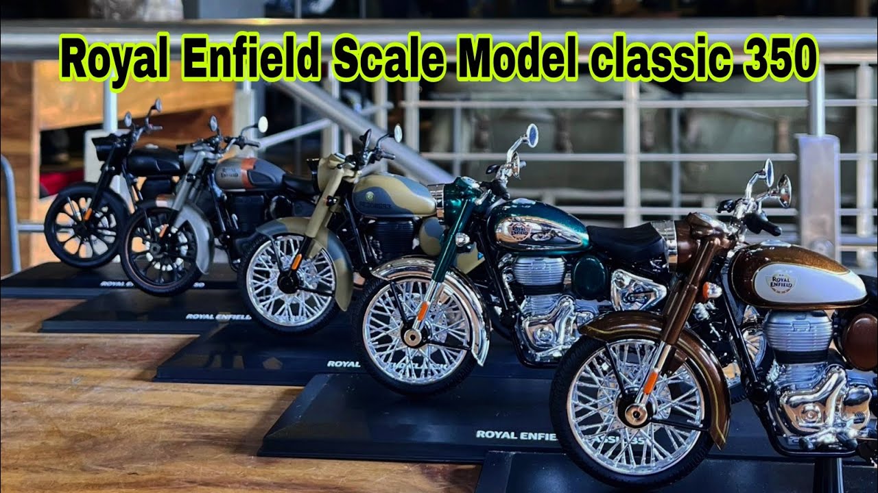 Масштабная модель Royal Enfield Classic 350 #масштабнаямодель #royalenfield