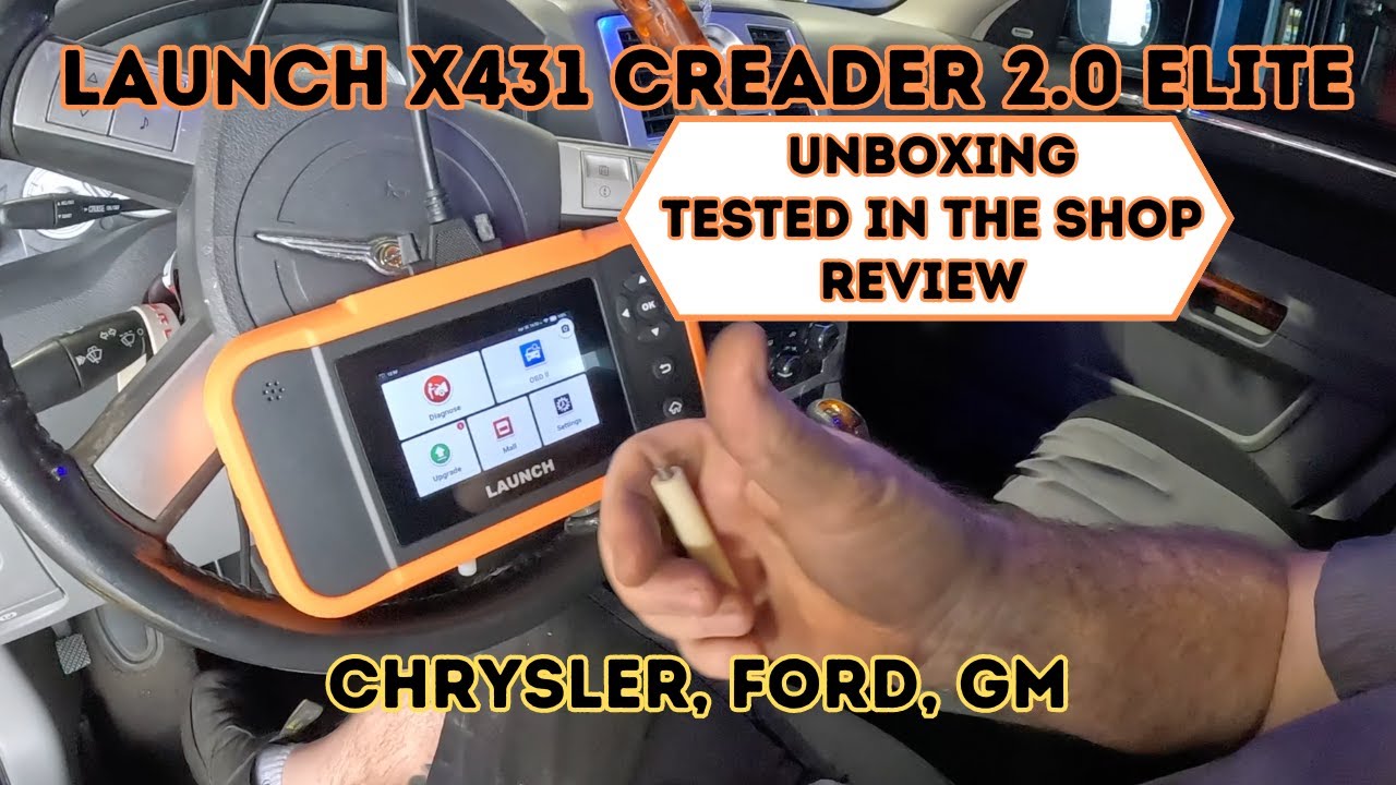 REVIEW AND UNBOXING THE LAUNCH X431 CREADER 2 0 ELITE! A GM, FORD AND CHRYSLER + OBD2 SCAN TOOL