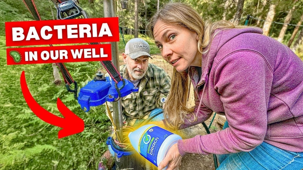 We Had to BLEACH Our Well Water | Iron Bacteria Fix
