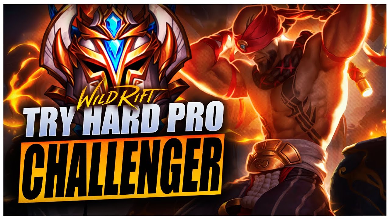 O TRYHARD PRO CHALLENGER COMEÇOU! Lee Sin Jungle Wild Rift Gameplay PT-BR