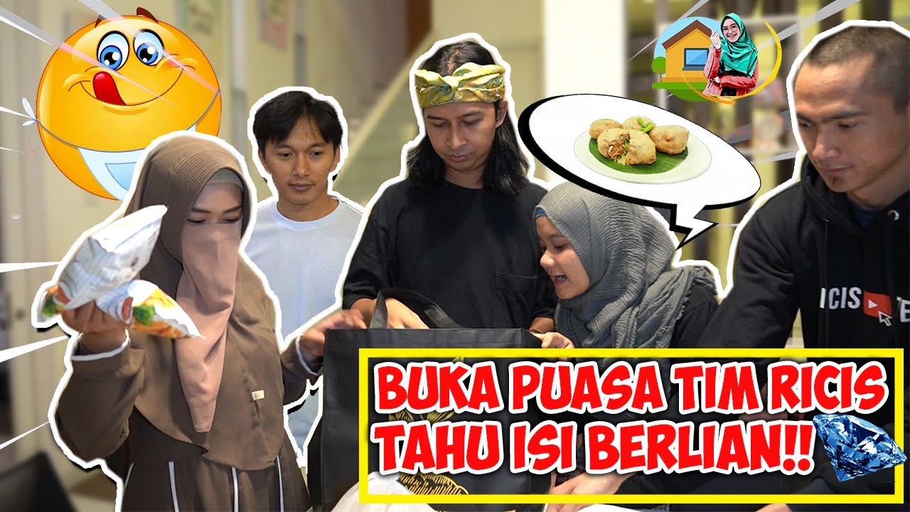 RICIS PULANG BELANJA UNTUK BUKA PUASA.. Ciee