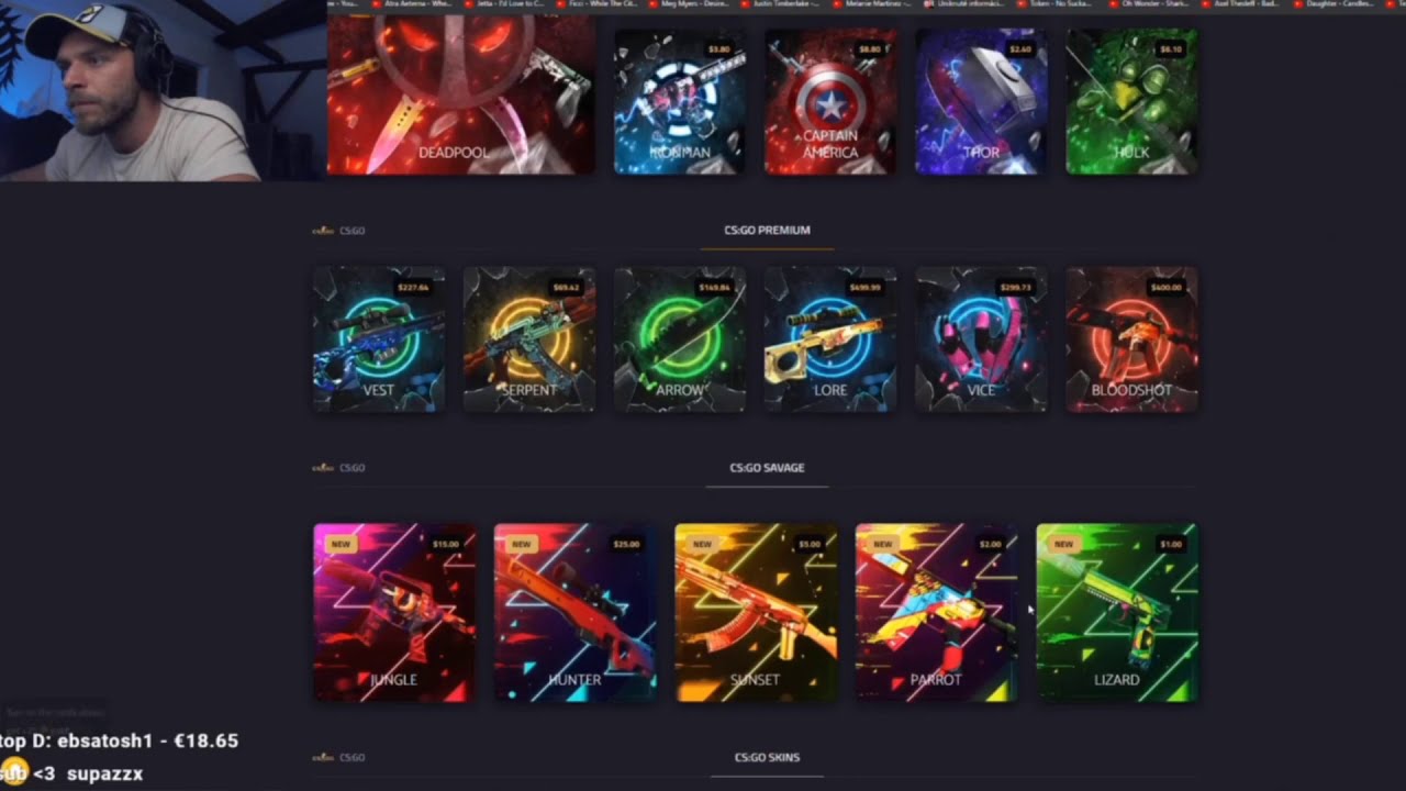 Restt KeyDrop / % percenťák Restt otvára cases %