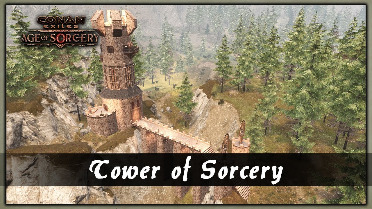 HOW TO BUILD A TOWER OF SORCERY [SPEED BUILD] - CONAN EXILES