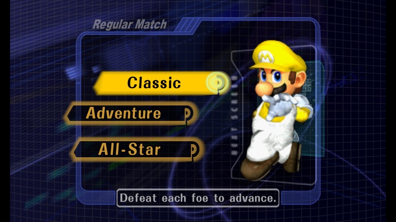 God mode Mario (Classic mode) - Super Smash Bros. Melee