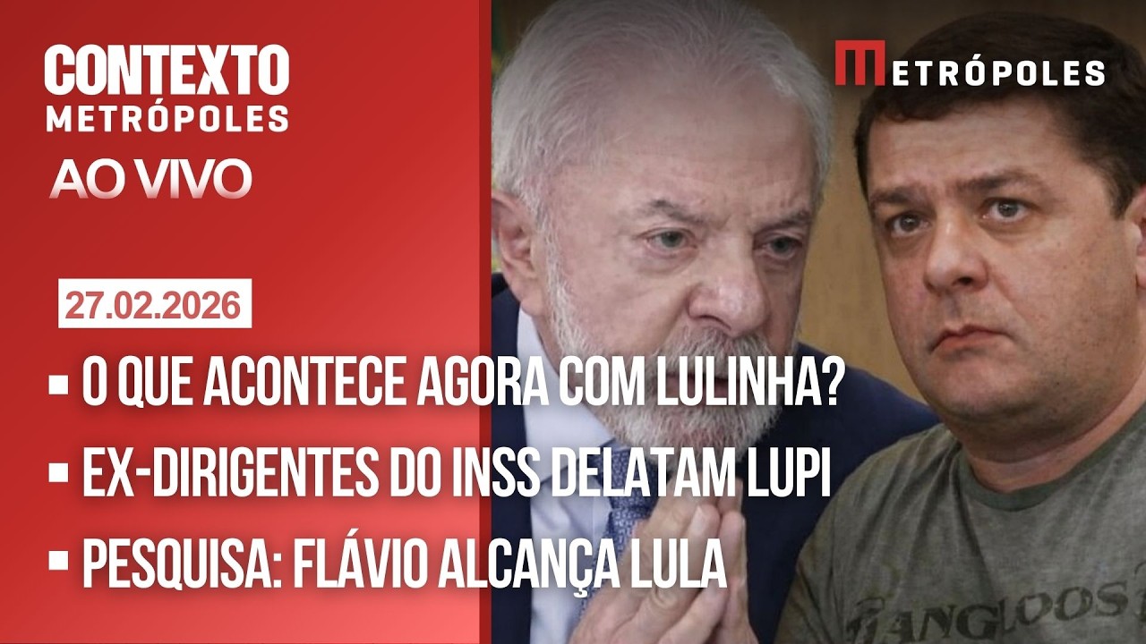 AO VIVO: CPMI do INSS: o que acontece agora com Lulinha?/ Carlos Lupi delatado/ Flávio alcança Lula