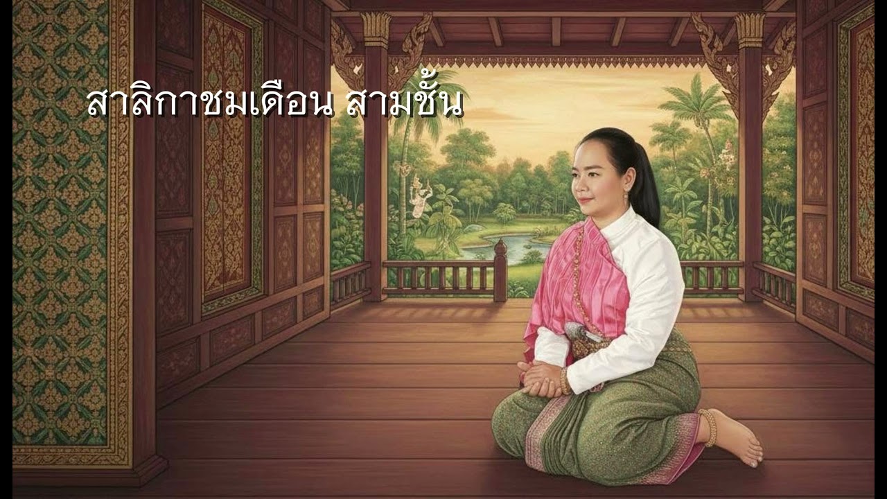สาลิกาชมเดือน สามชั้น
