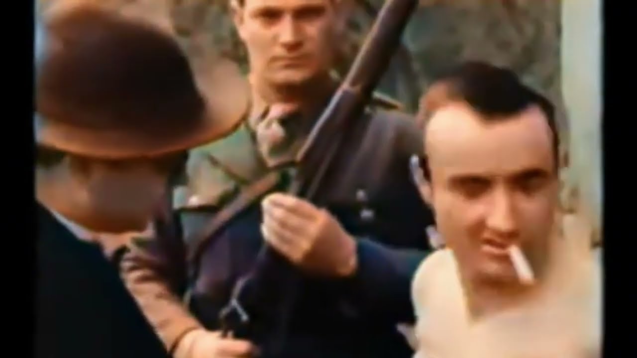 Execution of Italo Palesse - His last request was A cigarette and no blindfold
