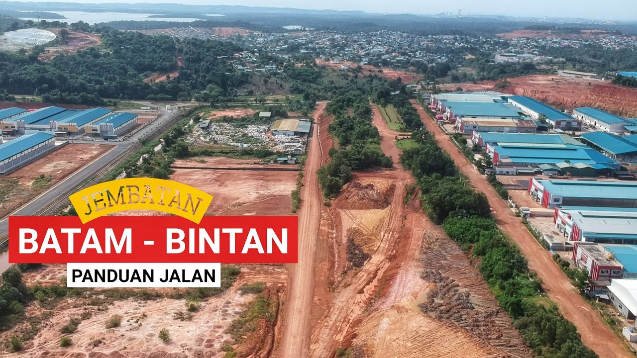TERBANG KE JEMBATAN BATAM BINTAN || PANDUAN JALAN BY DRONE