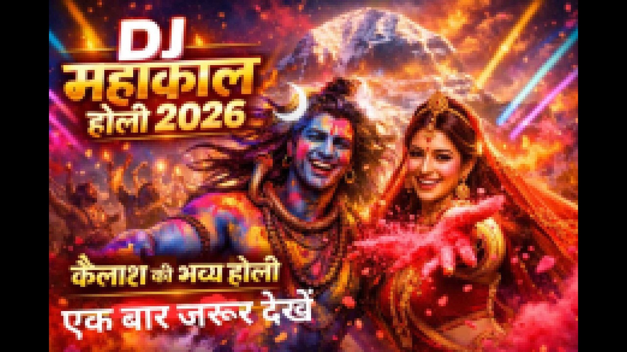 कैलाश में होली खेल रहे शिव त्रिपुरारी (DJ Dance Mix) | Shiv Parvati Holi Song 🚩#sanatandharma #viral