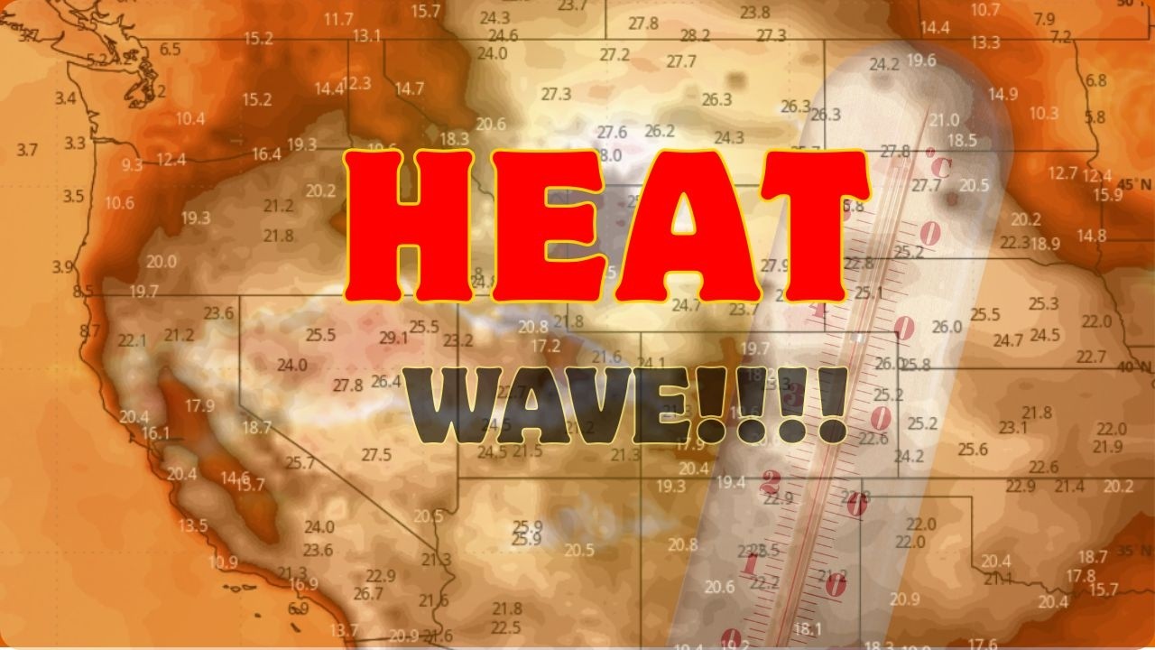 SWELTERING HEAT BAKES THE WESTERN U.S! #heatwave