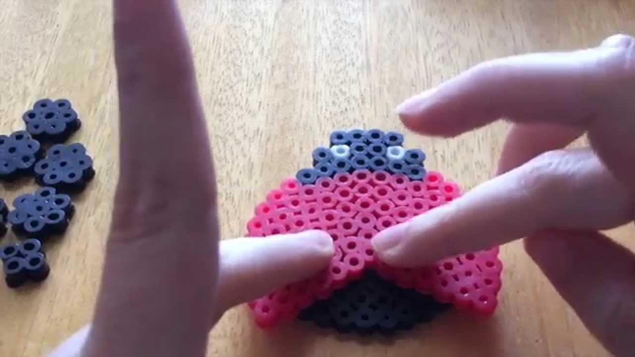 Tutorial/ Coccinella 3D Portafortuna in Hama Beads Pyssla Coll. CREATIVE FACTORY 139