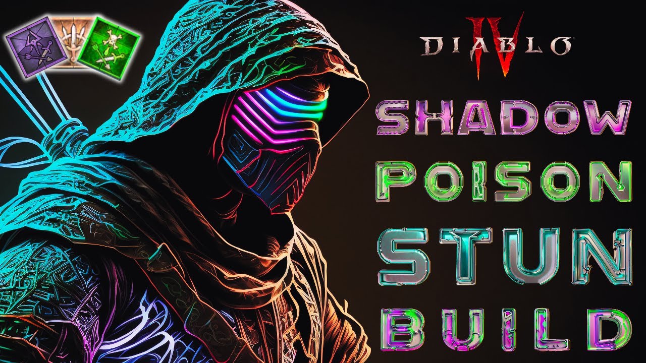 Diablo 4 Rogue Shadow & Poison Imbuement STUN Build Guide - BEST ROGUE FLURRY BUILD!