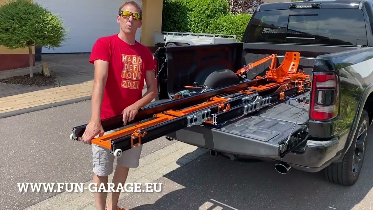 Neo-Dyne rampe chargement moto - motorcycle loading ramp - Dodge Ram 1500 - Harley-Davidson