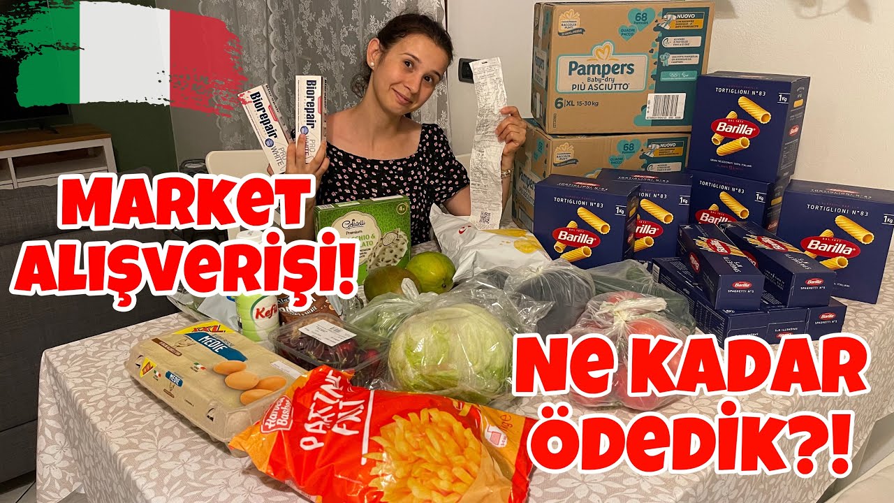 🇮🇹 İtalya’da Bir Gün: Market Alışverişi, Fiyatlar, Kahvaltı & Fırında Levrek Tarifi!