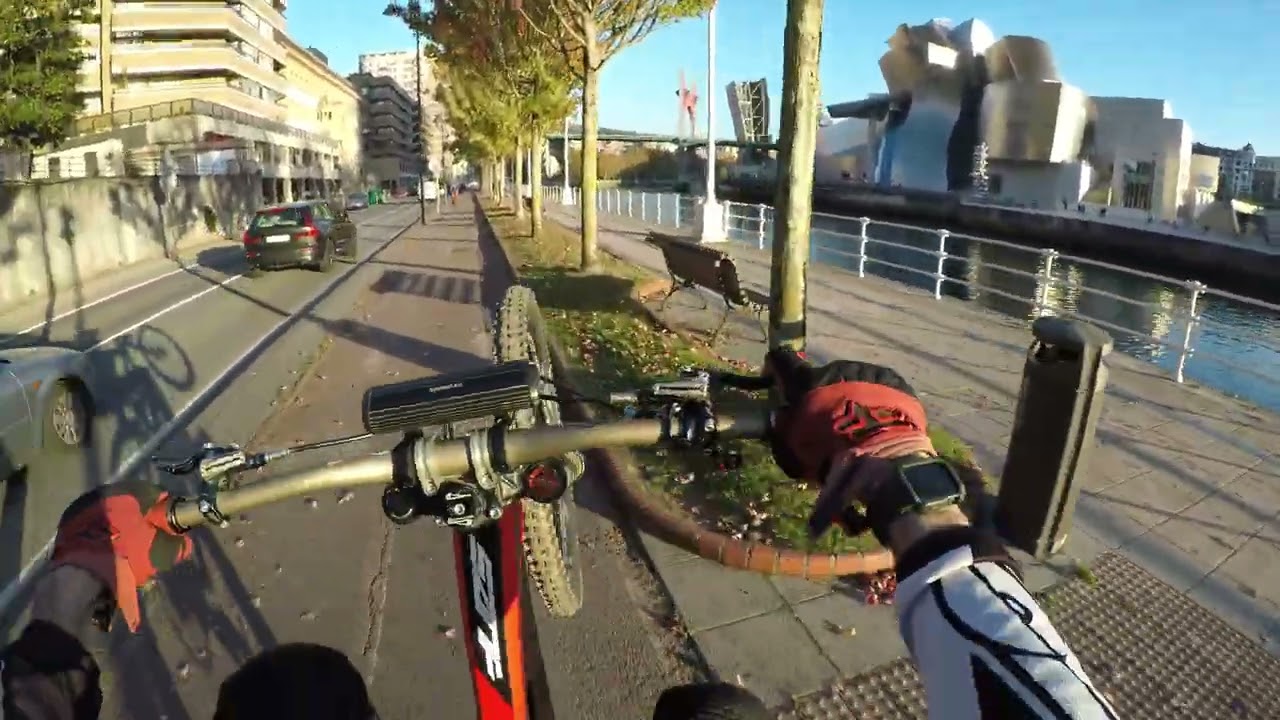 Riding in Bilbao