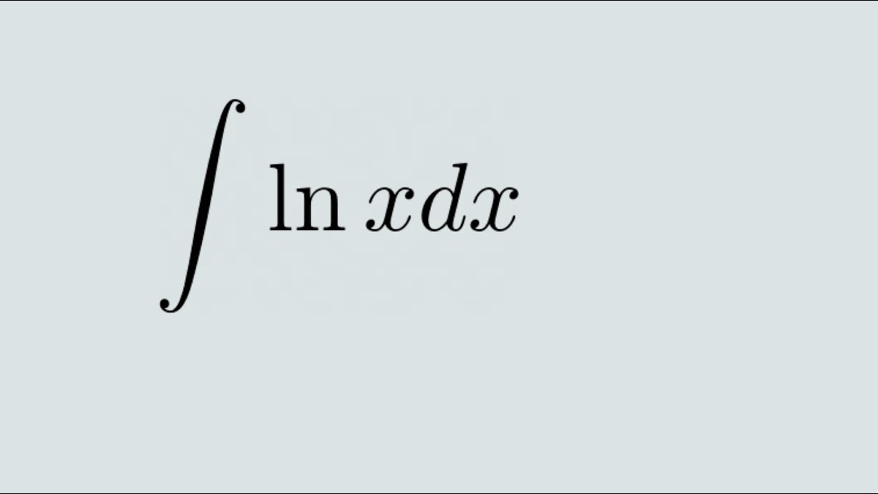całka (lnx)dx (przez części)