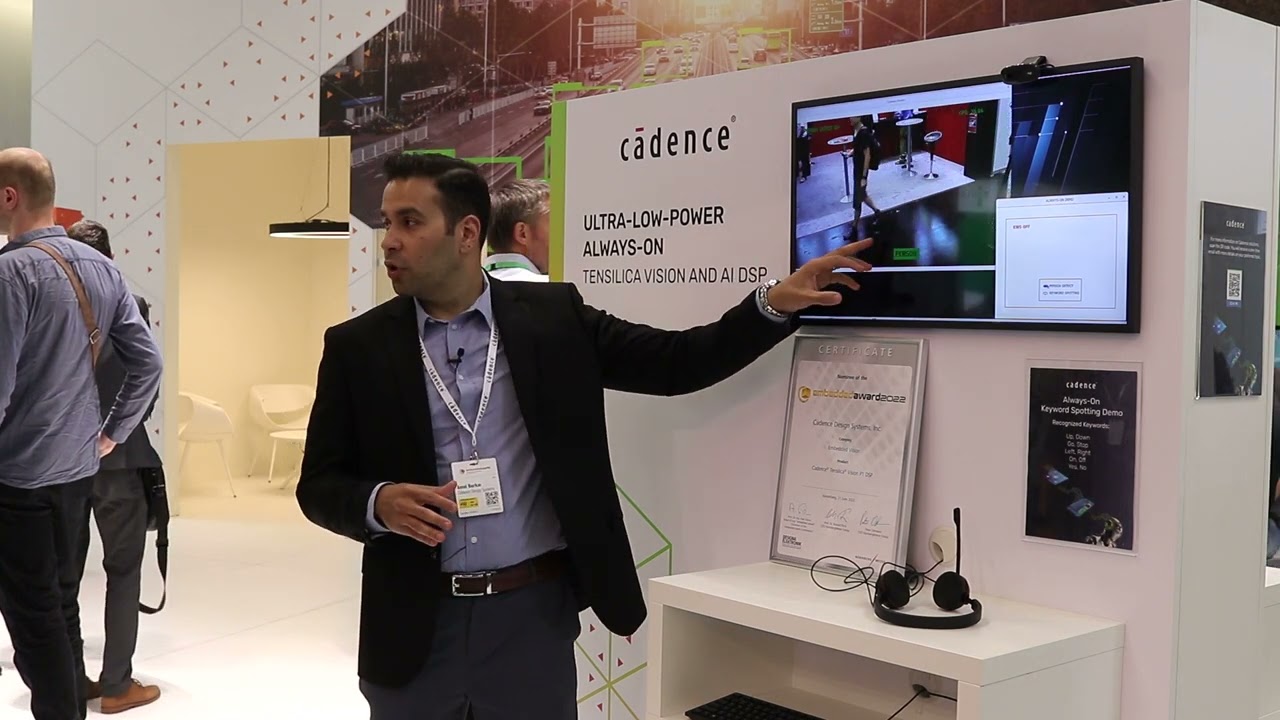 Cadence Tensilica Vision P1 DSP Featuring Ultra-Low Power Always-On Applications