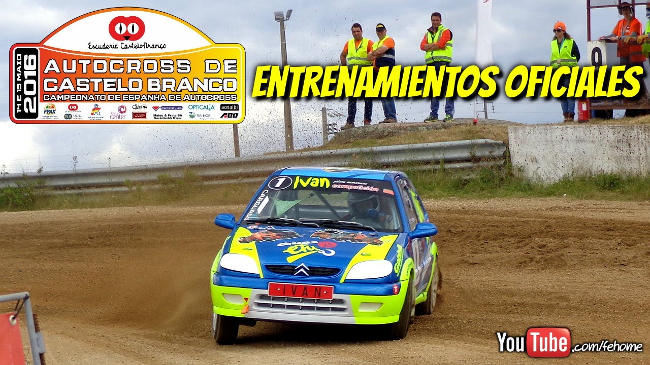 Autocross de Castelo Branco - Entrenamientos Oficiales [HD] Pure Sound