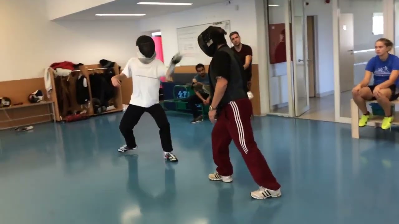 Foil lesson Coach Zoltan Bernat