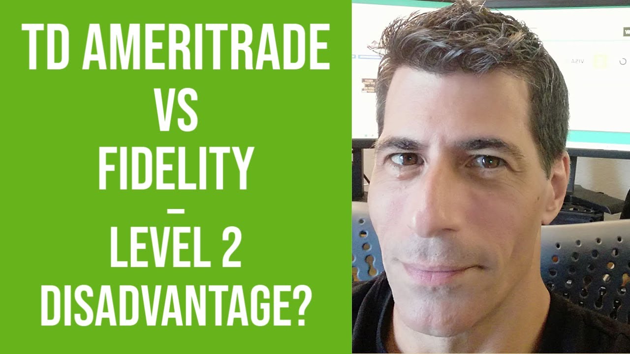TD Ameritrade vs Fidelity | thinkorswim Disadvantage - Level 2 Quotes