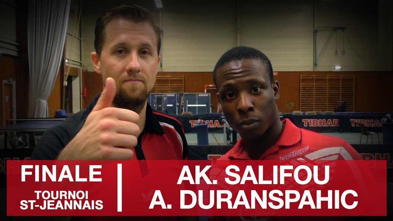 Abdel Kader SALIFOU vs Admir DURANSPAHIC [Finale Tournoi TT Saint-Jeannais]